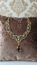 22K Gold Filigree Necklace