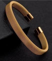 Stainless Steel Mesh Magnetic Bracelet