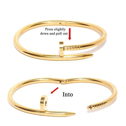 Luxury Gold Nail Bangle
