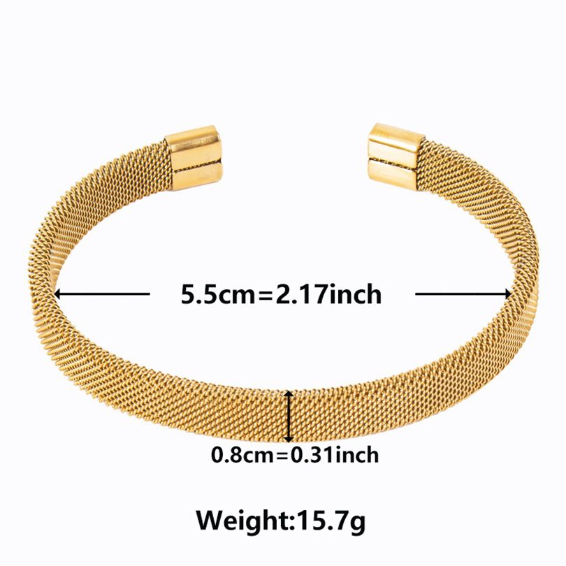 Stainless Steel Mesh Magnetic Bracelet