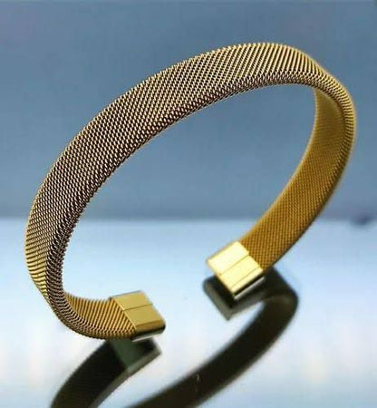 Stainless Steel Mesh Magnetic Bracelet