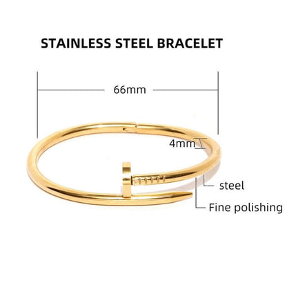 Luxury Gold Nail Bangle
