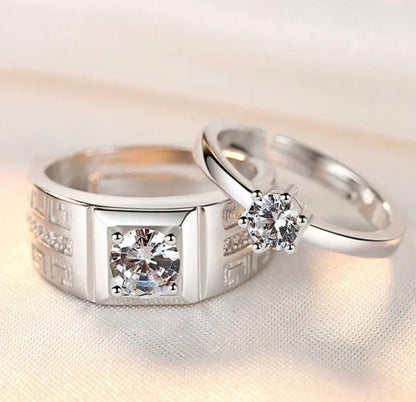 King And Queen Couple Rings