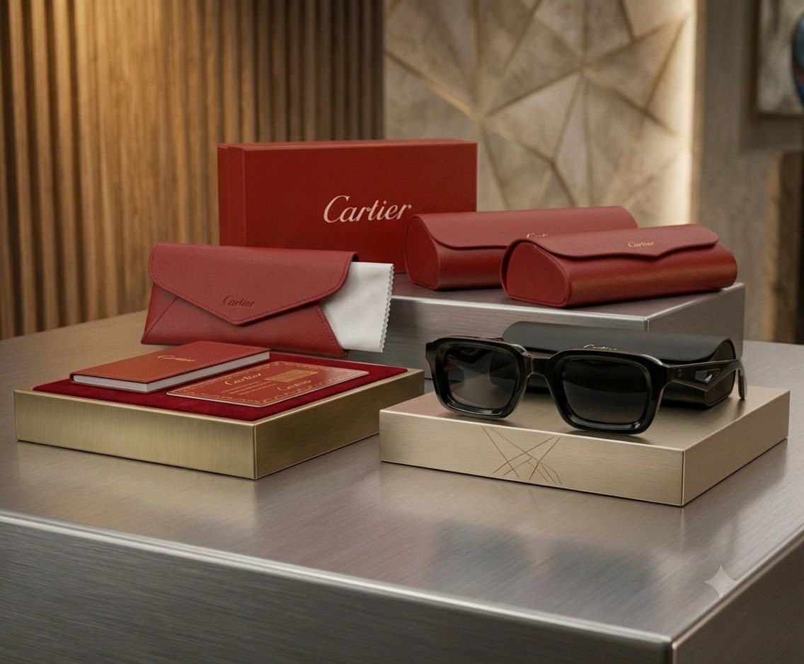 Bold Cut-Out Square Sunglass