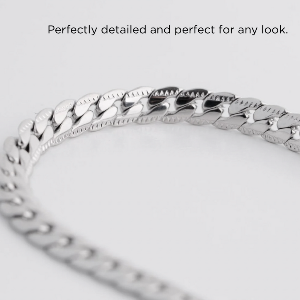 Bold Metallic Cuban Chain