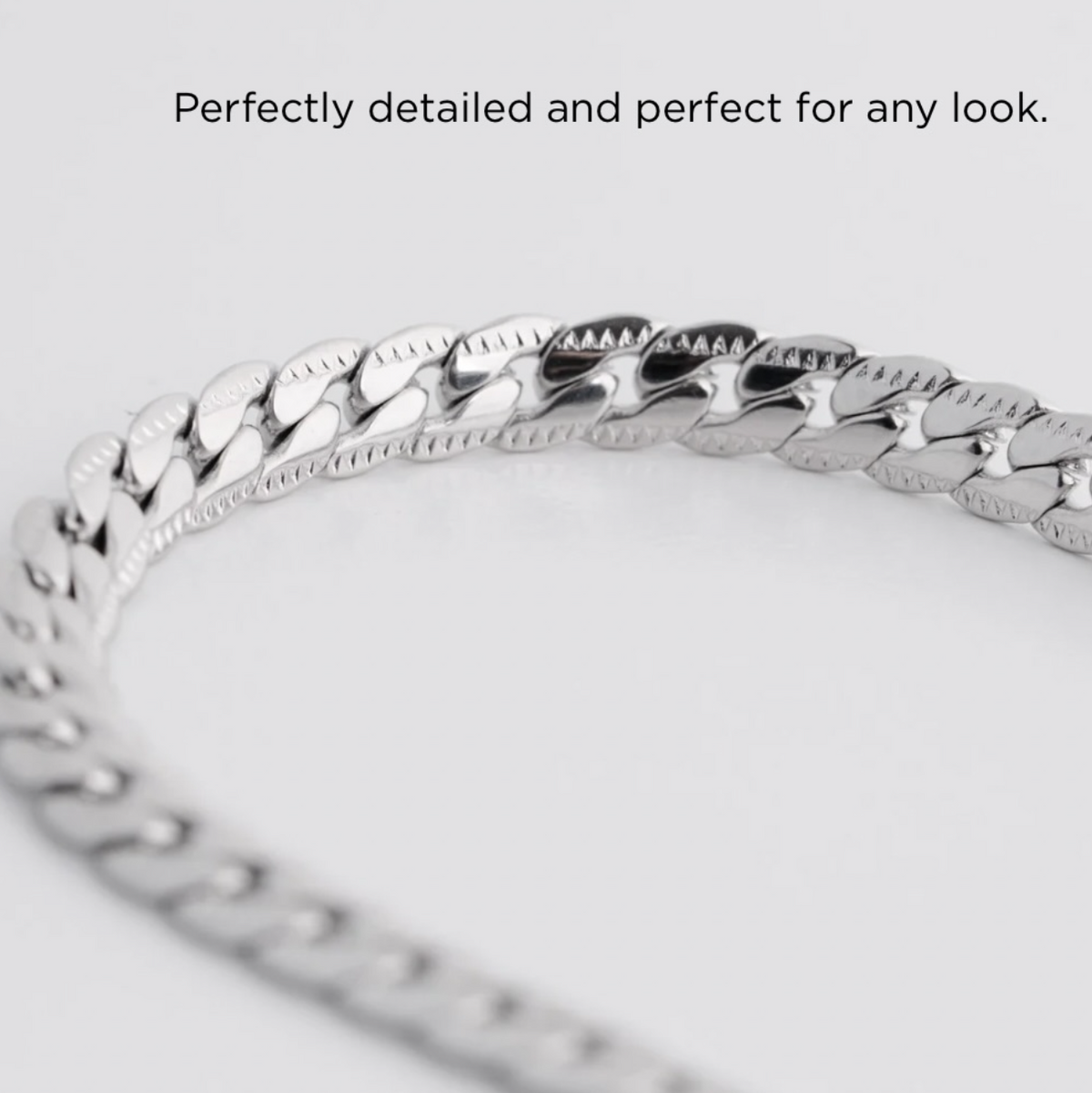 Bold Metallic Cuban Chain