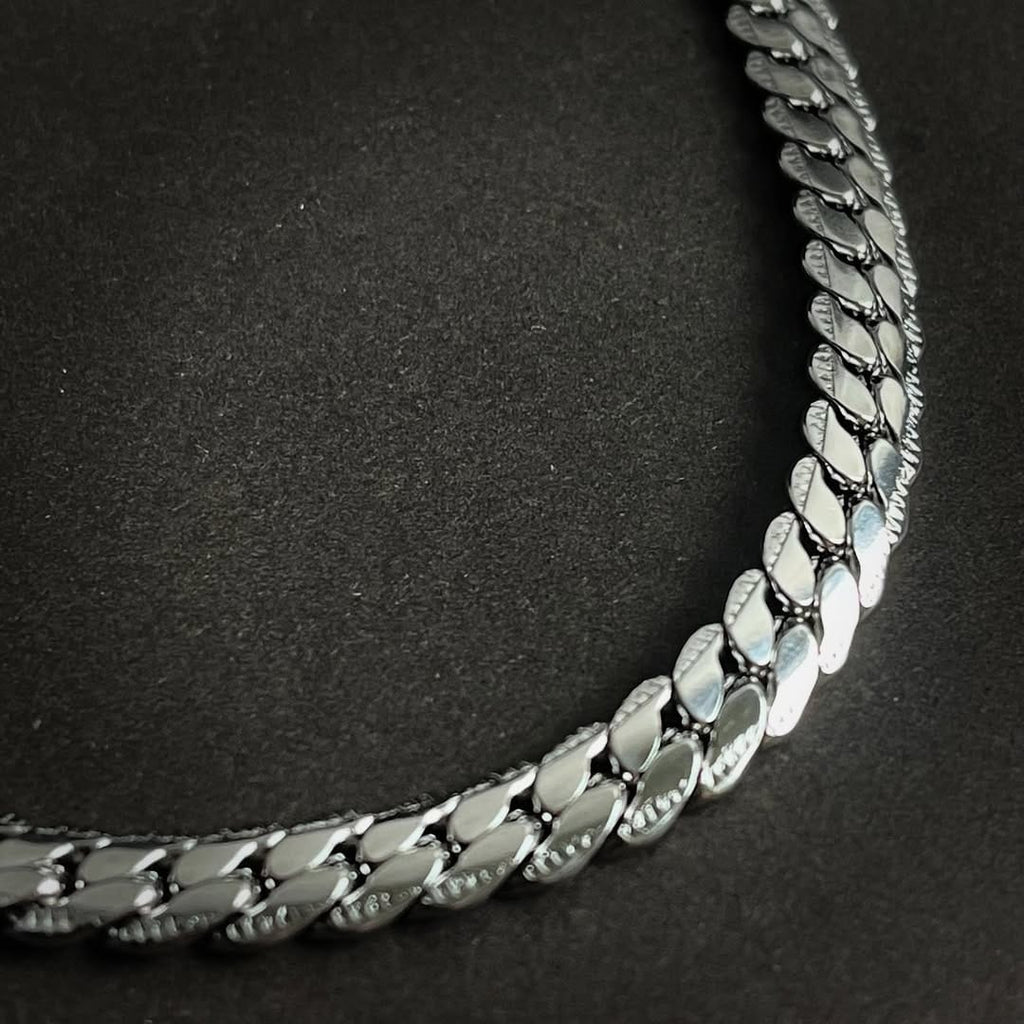 Bold Metallic Cuban Chain