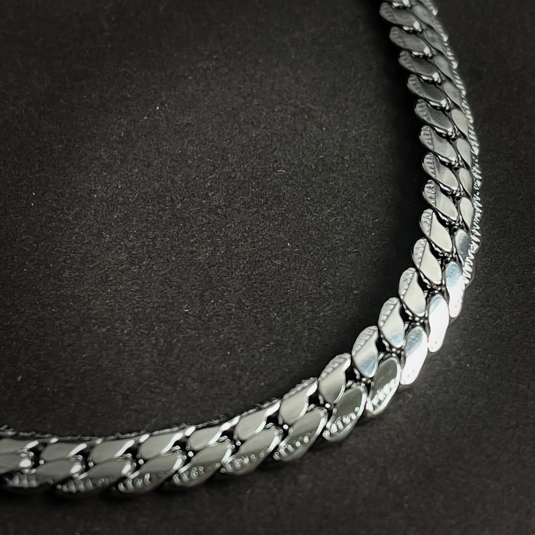 Bold Metallic Cuban Chain