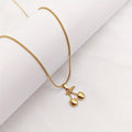 Gold Cherry Shape Pendant