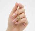 Gold Plated Triple Sun Flower Pendant