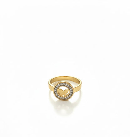 Aura Butterfly Medallion Ring