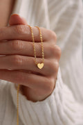 Natural Mother-of-Pearl Heart Necklace