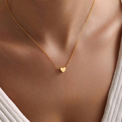 Natural Mother-of-Pearl Heart Necklace