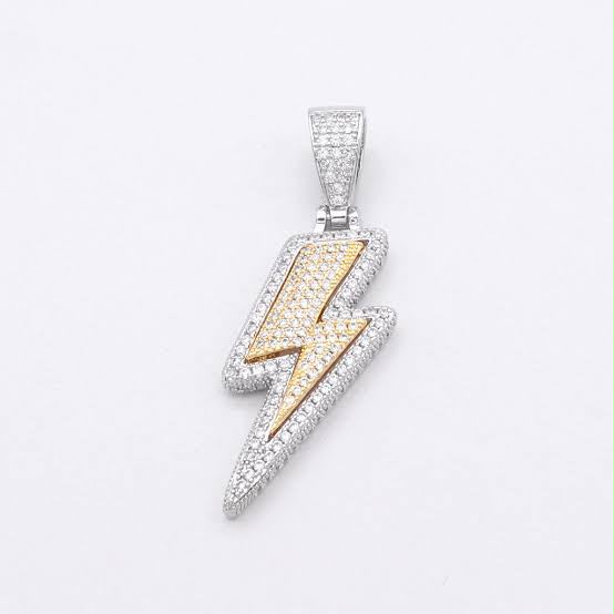 Diamond Ligtining Bolt Necklace