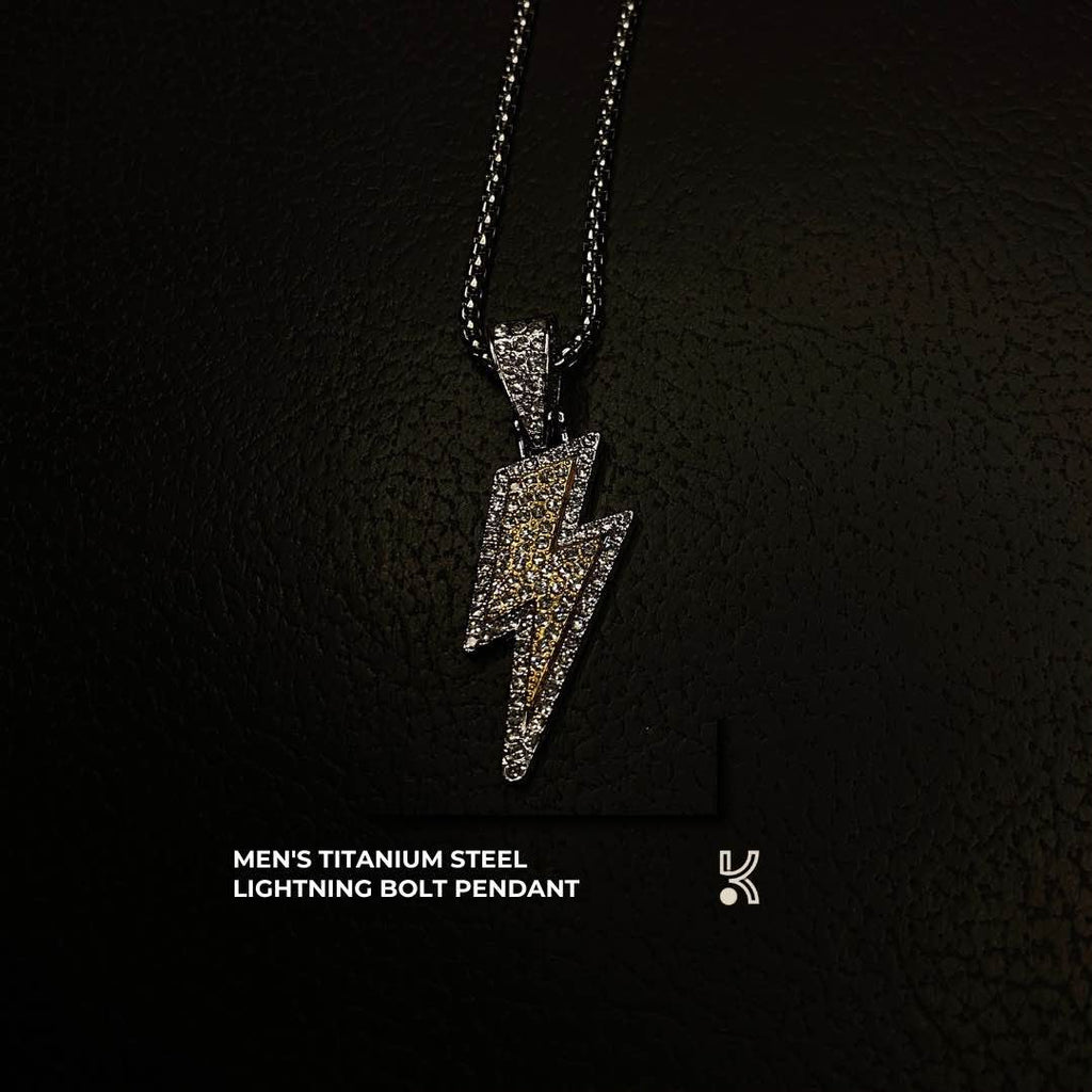Diamond Ligtining Bolt Necklace