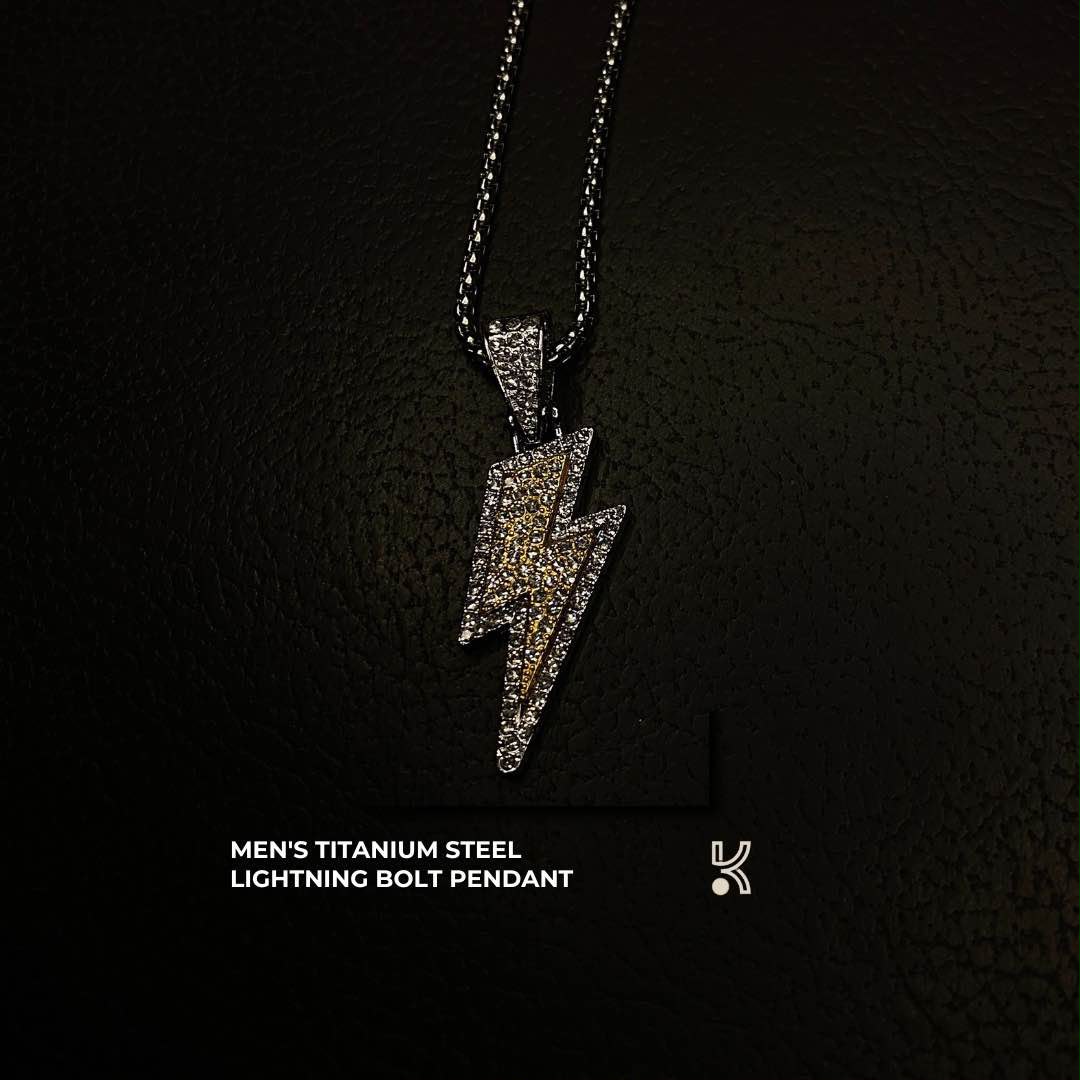Diamond Ligtining Bolt Necklace
