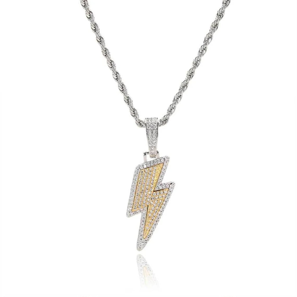 Diamond Ligtining Bolt Necklace