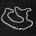 Silver Franco Link Chain Necklace