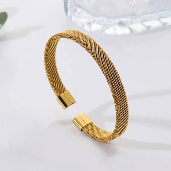 Stainless Steel Mesh Magnetic Bracelet