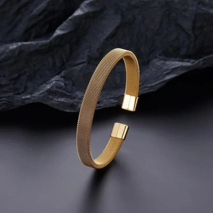 Stainless Steel Mesh Magnetic Bracelet