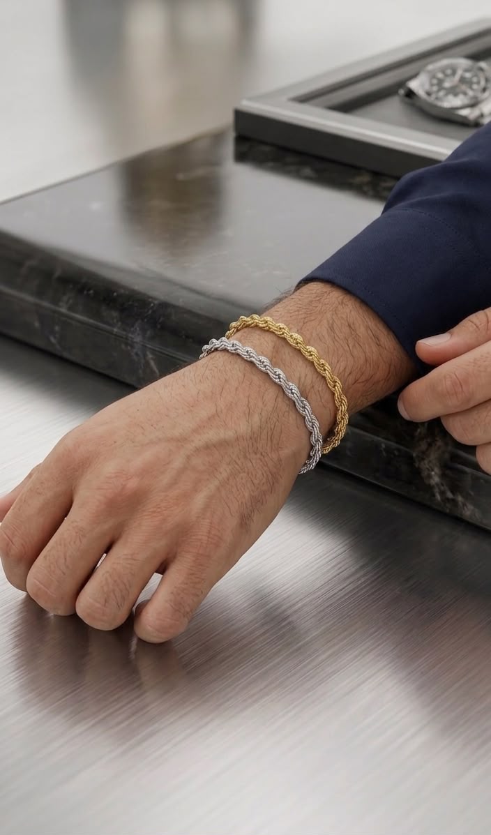 The Duo Rope Chain Bracelet