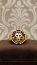 22K Gold Heritage Signet Ring