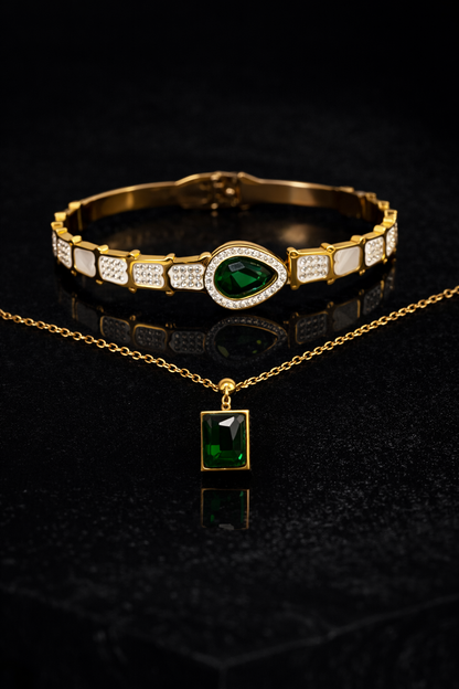 Royal Luxe Signature Bracelet & Pendant Set