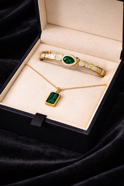 Royal Luxe Signature Bracelet & Pendant Set