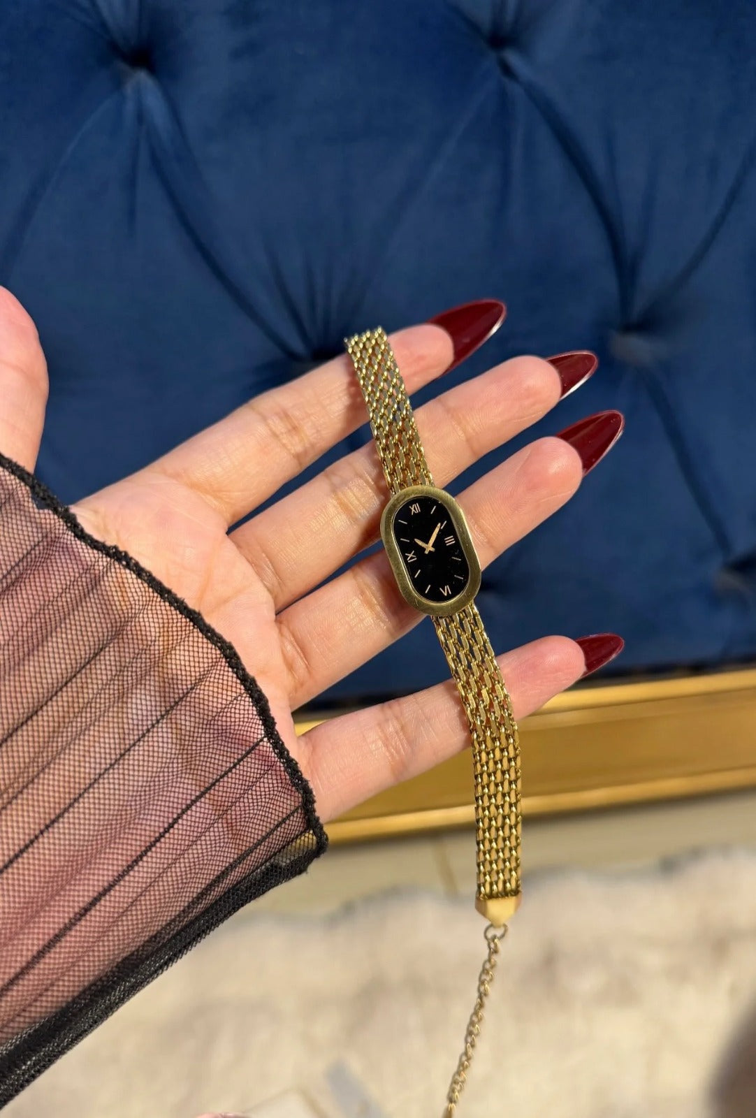 The Midnight Mesh Bracelet Watch